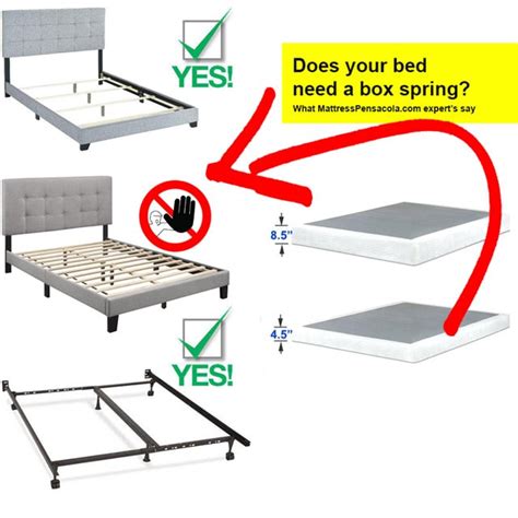 do i need a box spring with a metal frame|mattress frame no box spring.